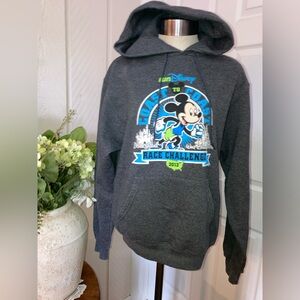 Run Disney Sweatshirt hoodie Disneyland Coast to Coast 2013 size Small